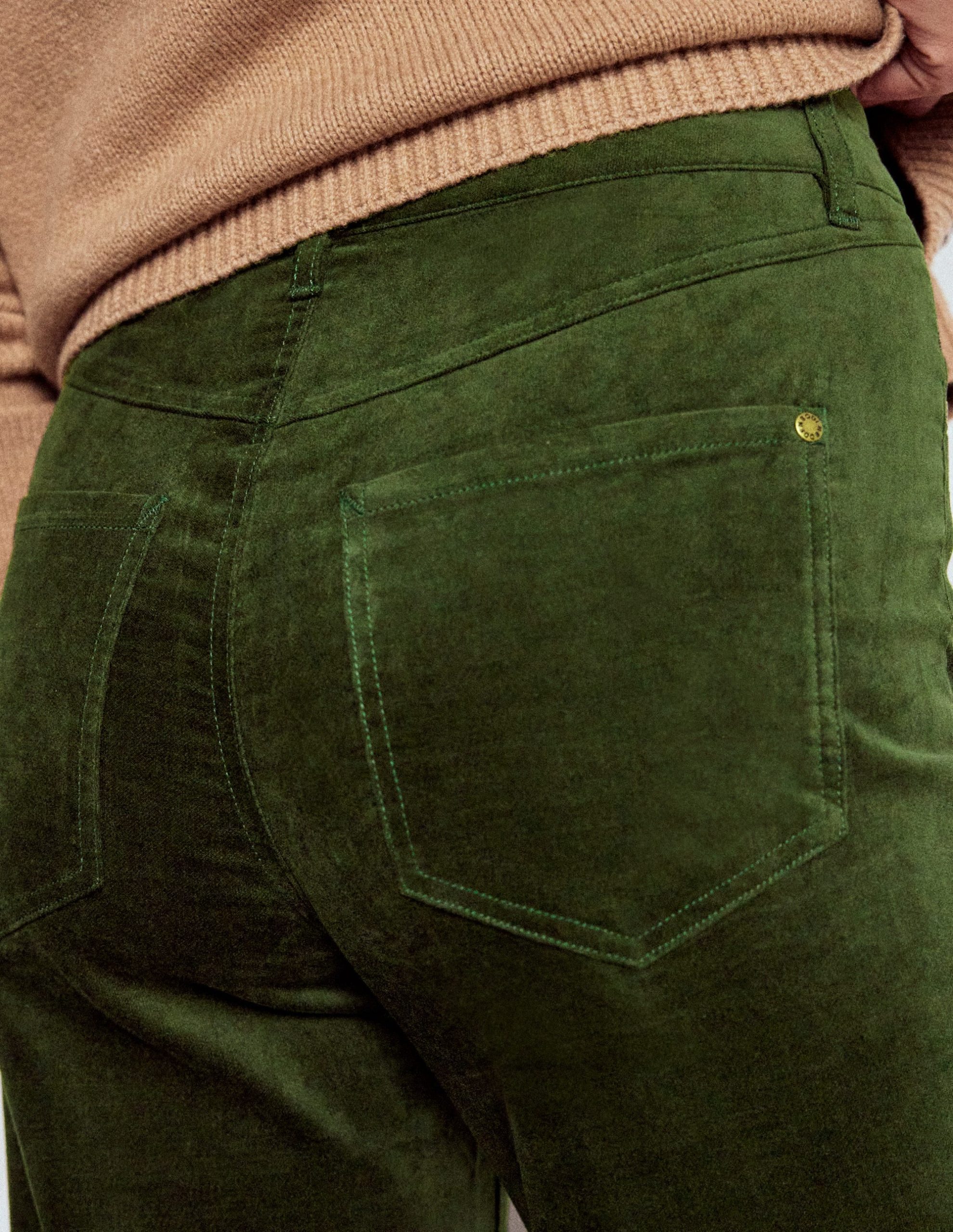 Velveteen Straight Jeans-Douglas Fir - Image 2